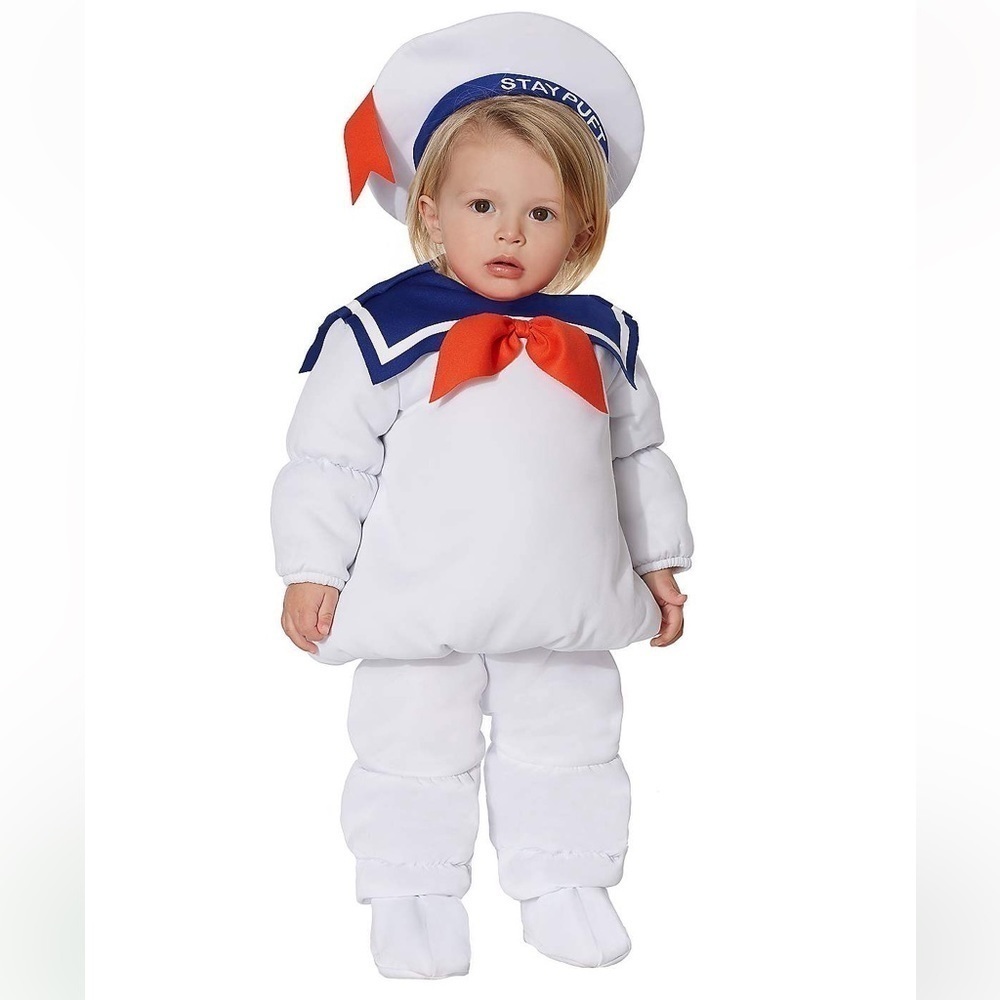 Costume for Kids - White and Blue Marshmellow